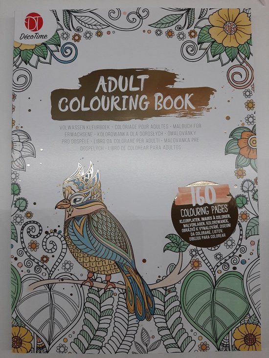 Bol Com Kleurboek Volwassenen Kleuren Tekenboek Kleurblok Groot Kleurboek Voor Ouderen