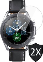 Samsung Watch 3 45mm Screenprotector - Samsung Galaxy Watch 3 45mm Screenprotector - Screen Protector Glas - 2 Stuks