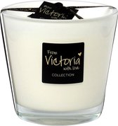 Victoria with Love - Kaars - Geurkaars - Glossy White - Medium - Glas - Indoor