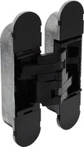 Intersteel Scharnier 130 x 30 mm zamak – zwart 3D verstelbaar