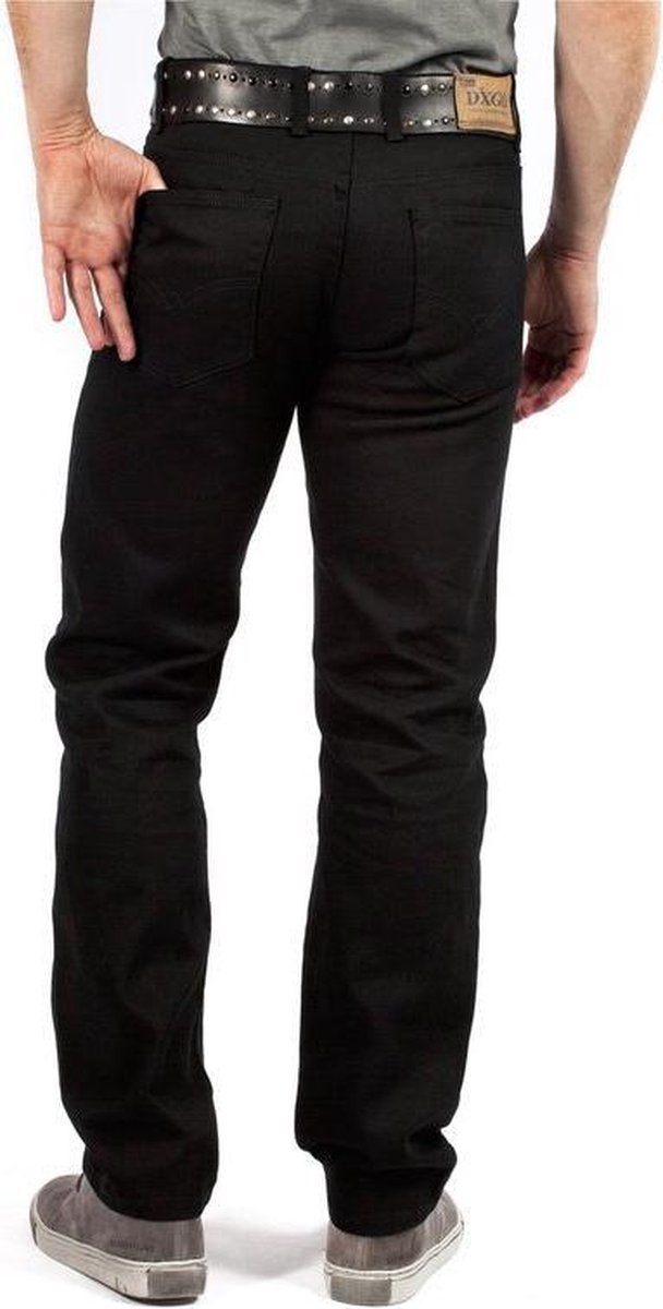 DJX Heren Jeans 221 Regular - Black - W36 X L32