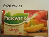 Pickwick vruchtenthee - Mango - multipak 6x20 zakjes