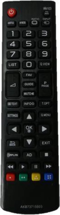 VBESTLIFE Telecomando Sostitutivo AKB73715603 Per TV 43LF540V, 43UF675V, 49LF540V – Nero, Con Materiale ABS