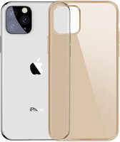 Beschermende softcase iPhone 11 Pro - transparant/ goudkleurig