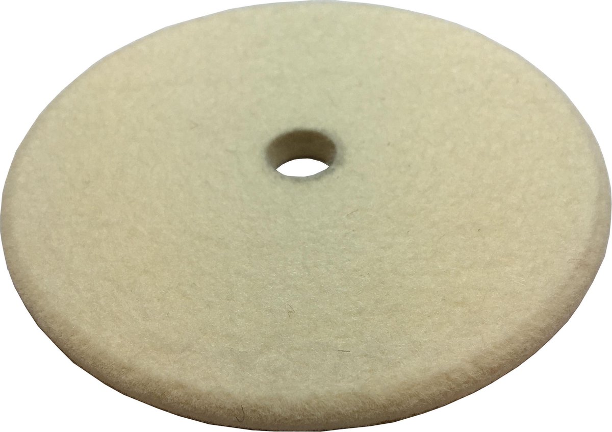 WIVAMAC Viltschijf convex 100 x 6 mm, d 12 mm