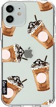 Casetastic Apple iPhone 12 / iPhone 12 Pro Hoesje - Softcover Hoesje met Design - Coffee To Go Print