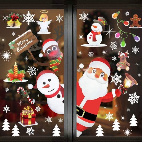 Raamstickers | Kerst Stickers | Raam Decoratie | Kerstmis Decoratie | Thuis  | Winkel |... | bol.com