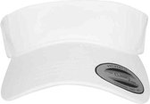 Flexfit - Curved Visor Cap white one size Visor/zonneklep - Wit