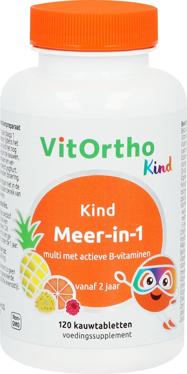 Goedkoopste VitOrtho Meer in 1 kind 120 Kauwtabletten