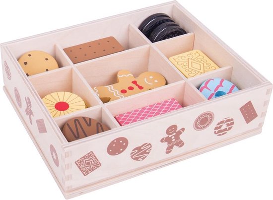 Speelgoedeten - Heerlijke koekjes - In kistje | bol.com
