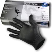 2 STUKS/ DOZEN: Unigloves Black Pearl Nitril handschoenen doos 100 stuks Zwart. MAAT S- voor zorg- en contactberoepen (Top kwaliteit)