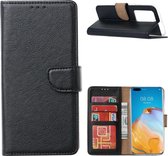 Bookcase Geschikt voor: Huawei P40 Pro Plus - Zwart - portemonnee hoesje