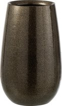 J-Line Vaas Blinkend Keramiek Groen/Goud Small