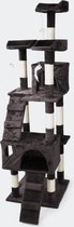 Katten Krabpaal; Grijs 170cm met kattenhuisjes, ladders & platforms; 1700 mm Cat Activity Centre - Multistrobe