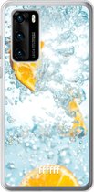 Huawei P40 Hoesje Transparant TPU Case - Lemon Fresh #ffffff