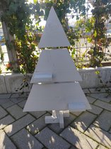 Kerstboom ''Klein'' van White Wash steigerhout 63x45cm