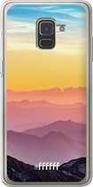 Samsung Galaxy A8 (2018) Hoesje Transparant TPU Case - Golden Hour #ffffff