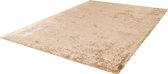 Lalee Cloud - Hoogpolig- zacht- glimmend- velvet- effen- karpet- Eric kuster stijl- fluffy- 120x170 cm zand beige