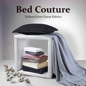 Bed Couture   Fijnste Mako-satijn  Set van 2  Oxford kussenslopen 100% puur Egyptisch gemerceriseerd katoen - Met hotel sluiting - Extra zacht gevoel, zijdezacht - Roos Kussensloop