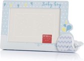 Baby fotolijst - Hofmann - fotolijst 10x15 met walvis - blauw - Mod. 424