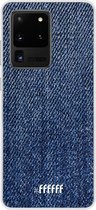 Samsung Galaxy S20 Ultra Hoesje Transparant TPU Case - Denim #ffffff