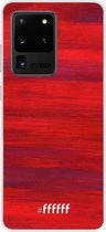 Samsung Galaxy S20 Ultra Hoesje Transparant TPU Case - Scarlet Canvas #ffffff