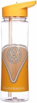 Waterfles 550ml - Volkswagen T1 kampeerbusje geel