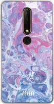 Nokia X6 (2018) Hoesje Transparant TPU Case - Liquid Amethyst #ffffff