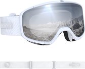 Salomon Four Seven Sneeuwbril - Fit & Comfort -Maximaal Gezichtsveld -White/Super White