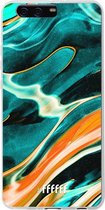 Huawei P10 Plus Hoesje Transparant TPU Case - Fresh Waves #ffffff