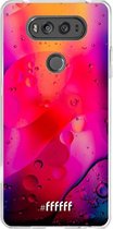LG V20 Hoesje Transparant TPU Case - Colour Bokeh #ffffff