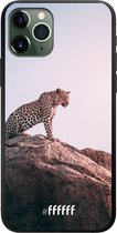 iPhone 11 Pro Hoesje TPU Case - Leopard #ffffff