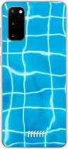 Samsung Galaxy S20 Hoesje Transparant TPU Case - Blue Pool #ffffff