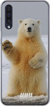 Samsung Galaxy A50s Hoesje Transparant TPU Case - Polar Bear #ffffff