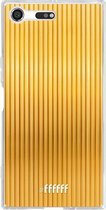 Sony Xperia XZ Premium Hoesje Transparant TPU Case - Bold Gold #ffffff