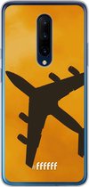 OnePlus 7 Pro Hoesje Transparant TPU Case - Aeroplane #ffffff