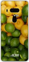 HTC U12+ Hoesje Transparant TPU Case - Lemon & Lime #ffffff