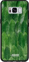 Samsung Galaxy S8 Hoesje TPU Case - Green Scales #ffffff