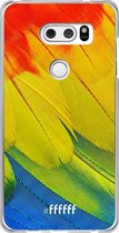 LG V30 (2017) Hoesje Transparant TPU Case - Macaw Hues #ffffff