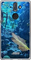 Nokia 8 Sirocco Hoesje Transparant TPU Case - Coral Reef #ffffff