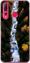 Huawei P30 Lite Hoesje Transparant TPU Case - Forest River #ffffff
