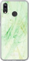 Huawei P20 Lite (2018) Hoesje Transparant TPU Case - Pistachio Marble #ffffff