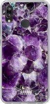 Huawei P20 Lite (2018) Hoesje Transparant TPU Case - Purple Geode #ffffff