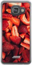 Samsung Galaxy A3 (2016) Hoesje Transparant TPU Case - Strawberry Fields #ffffff