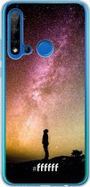 Huawei P20 Lite (2019) Hoesje Transparant TPU Case - Watching the Stars #ffffff