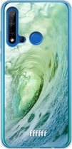 Huawei P20 Lite (2019) Hoesje Transparant TPU Case - It's a Wave #ffffff