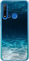 Huawei P20 Lite (2019) Hoesje Transparant TPU Case - Lets go Diving #ffffff