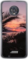 Motorola Moto G6 Hoesje Transparant TPU Case - Pretty Sunset #ffffff
