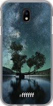 Samsung Galaxy J7 (2017) Hoesje Transparant TPU Case - Space Tree #ffffff