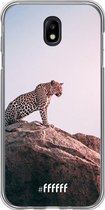 Samsung Galaxy J7 (2017) Hoesje Transparant TPU Case - Leopard #ffffff